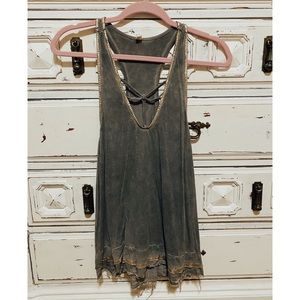 Racer back cross tank